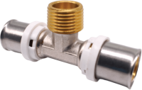 K-FLEX пресс-фитинг тройник с наружной резьбой 20х1/2″ мм