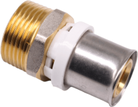 K-FLEX пресс-фитинг муфта с наружной резьбой 20х3/4″ мм