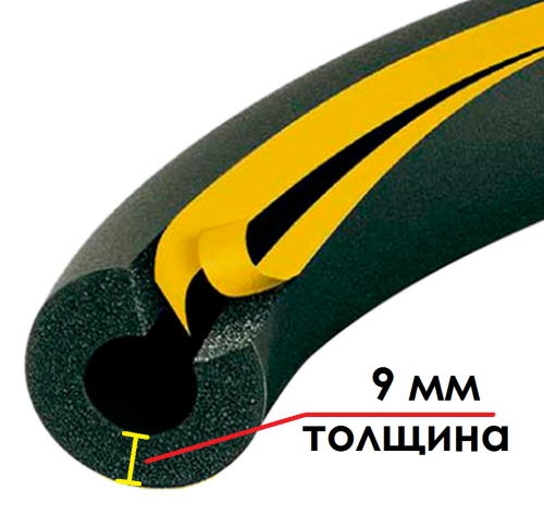 Трубка K-Flex ST/SK толщина 09 мм, длина 2 метра
